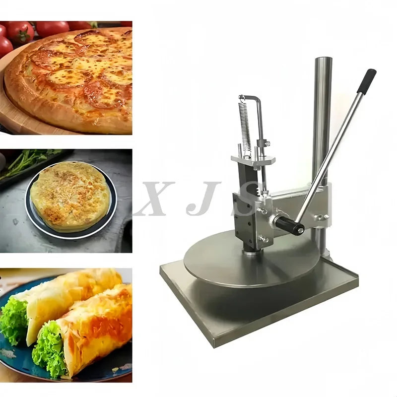 Commercial Hand Pressure Grab Pancake Squeezing Machine Manual Dough Round Press