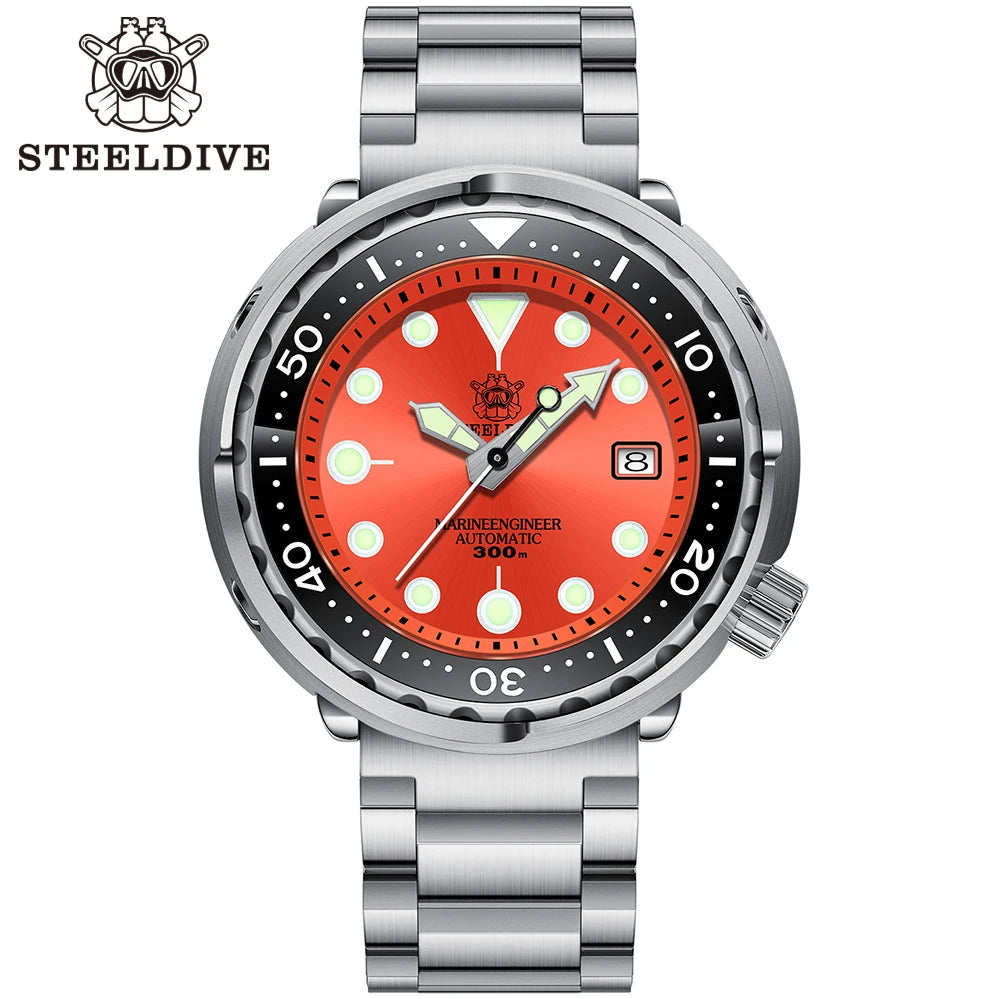 Blue Dial SD1975 Stainless Steel 30ATM Waterproof High Quality Japan NH35 Mechanical Ceramic Bezel Dver Watches for Men