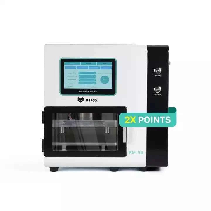 REFOX FM-50 12.9 Inch OCA Laminator Debubbler With Bubble Removal for Phone Curved / Flat Tablet Screen Refurbish Repair Tools