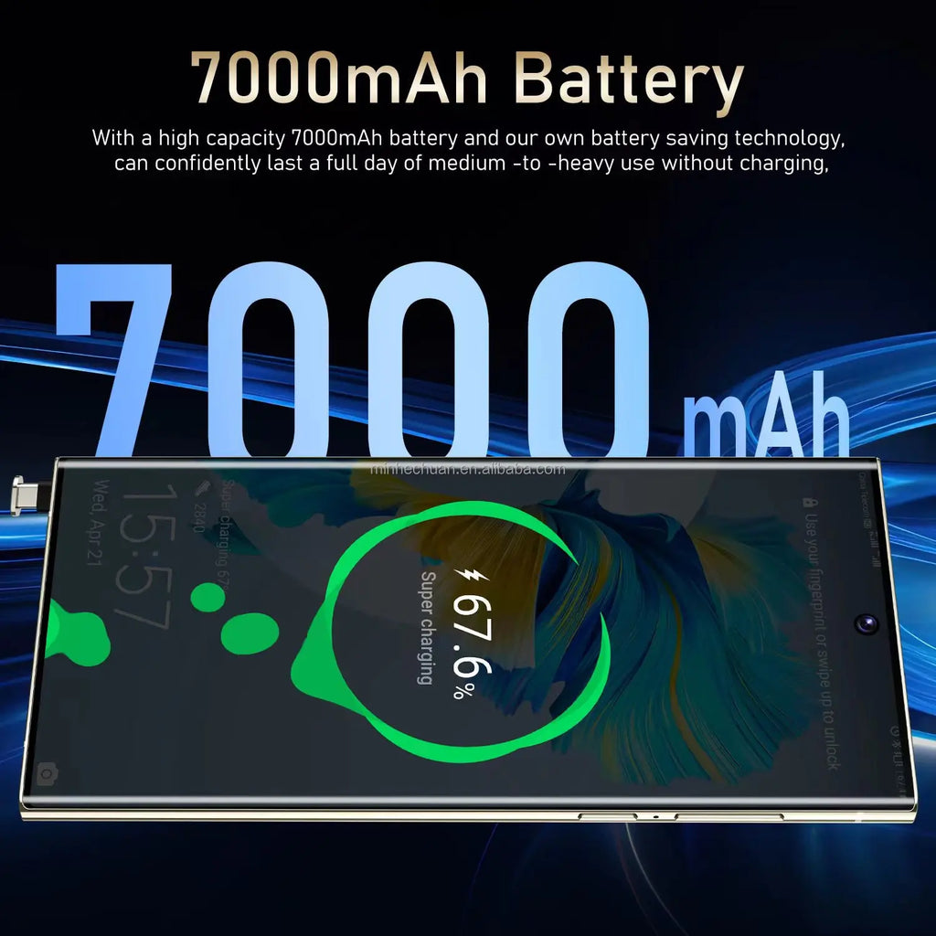 2024 Original Android 13 S24 ultra Phone Smartphone 16+1TB Mobile Phone Cell Gaming Phone 4G&5G 7.3 Inches Smartphone