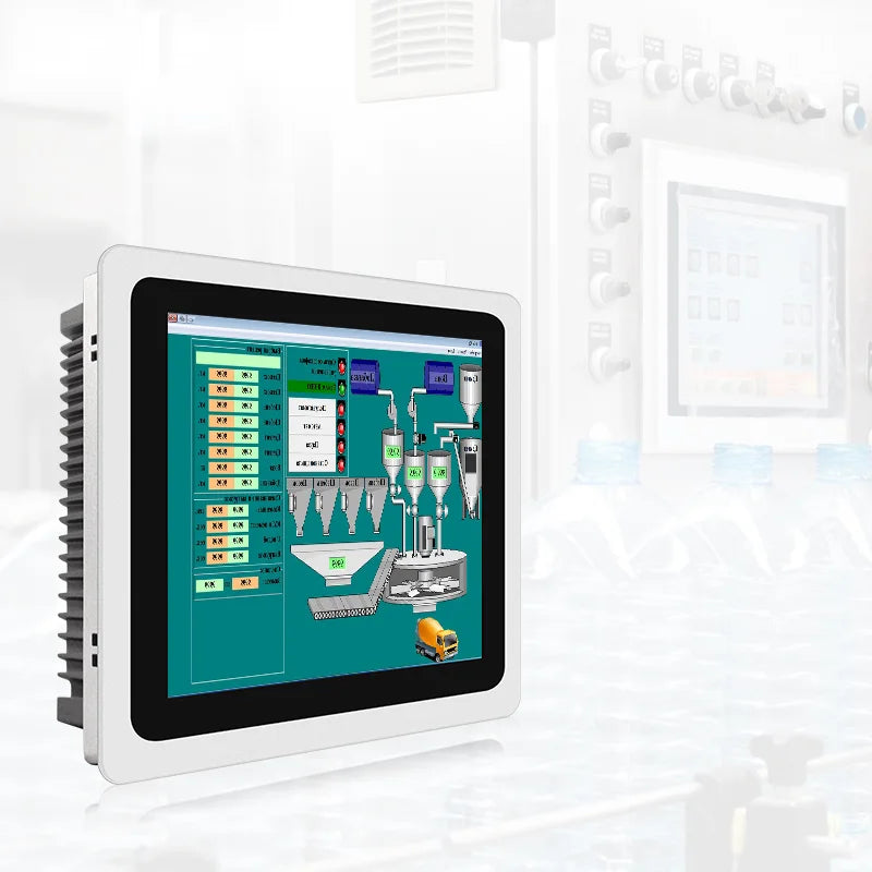 17/19 Inch Capacitive Touch Tempered Glass Touch Panel 8G+128G PC Fully Enclosed Industrial Control Machine All in One Monitor