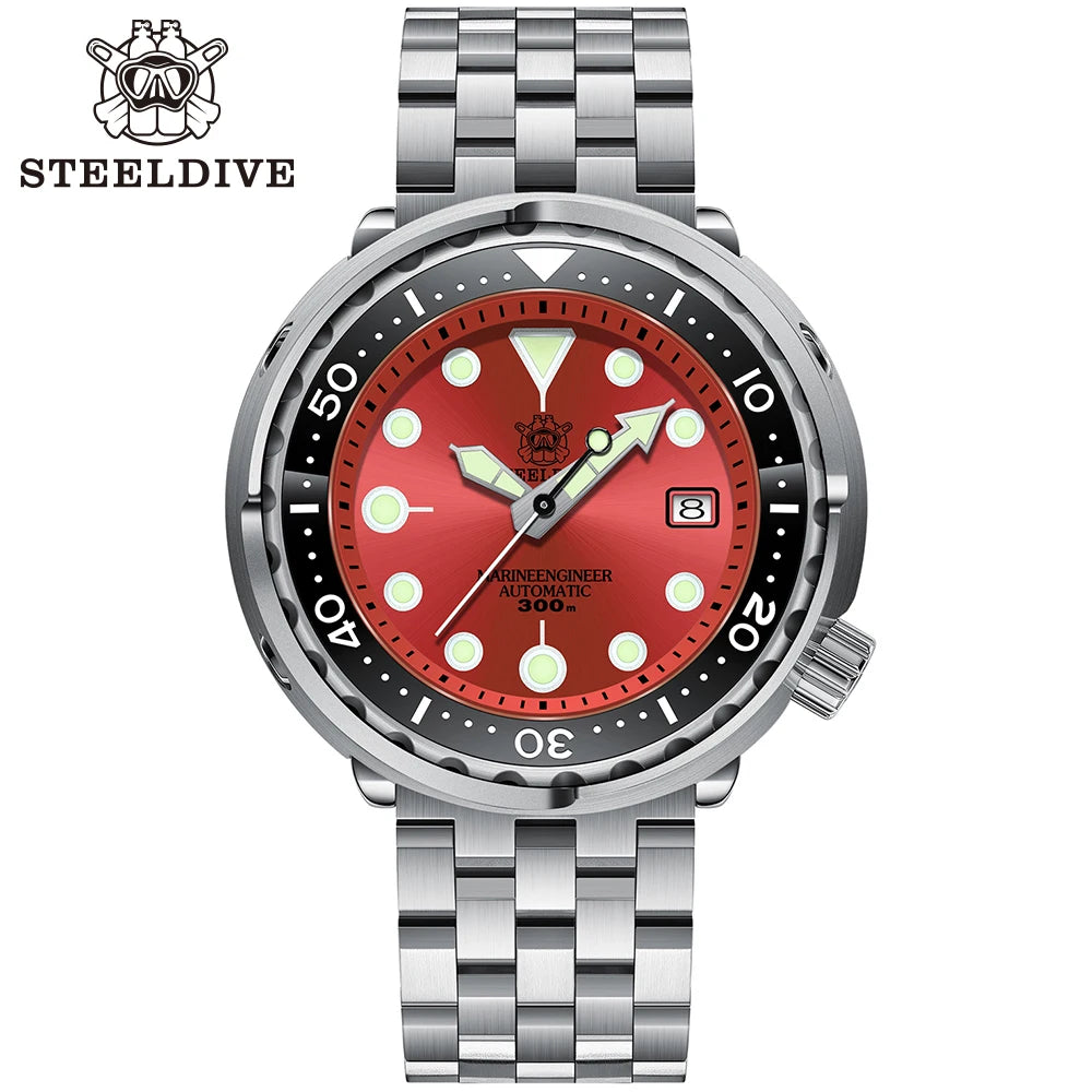 Blue Dial SD1975 Stainless Steel 30ATM Waterproof High Quality Japan NH35 Mechanical Ceramic Bezel Dver Watches for Men