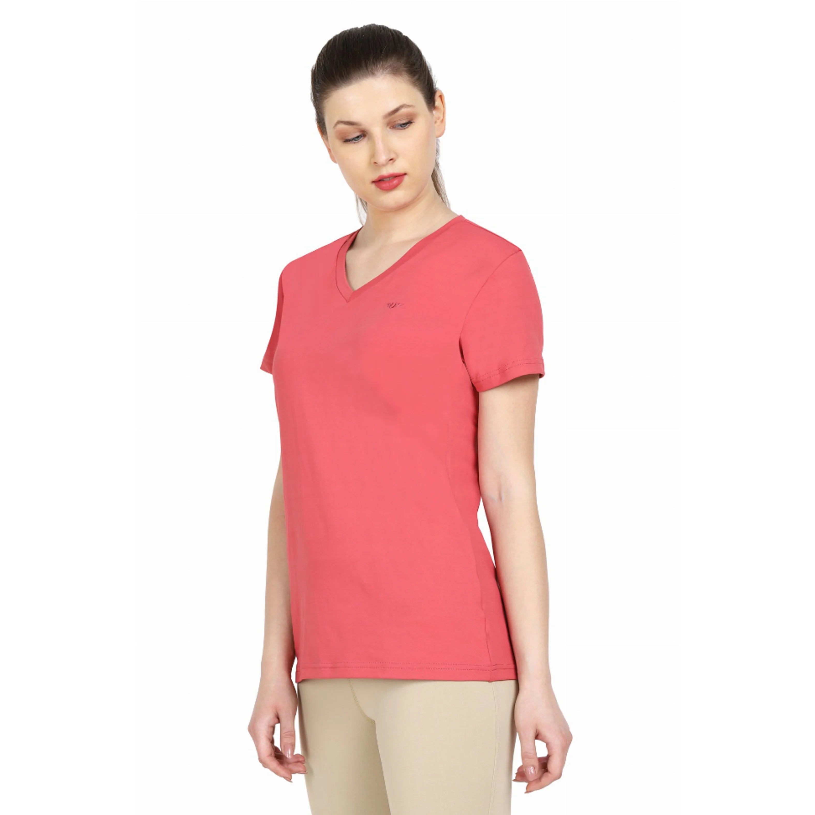 TD Tuffrider Ladies Taylor Tee Cute Slim Fit Crop Top with Breathable Character Pattern One Size Fits XS XXS