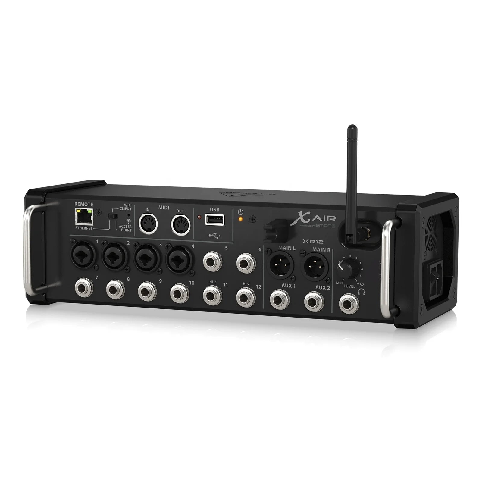 XR12 High Quality Professional 12 Channel Input Portable/Rackmount Digital Audio Mixer for iPad and Android Tablets