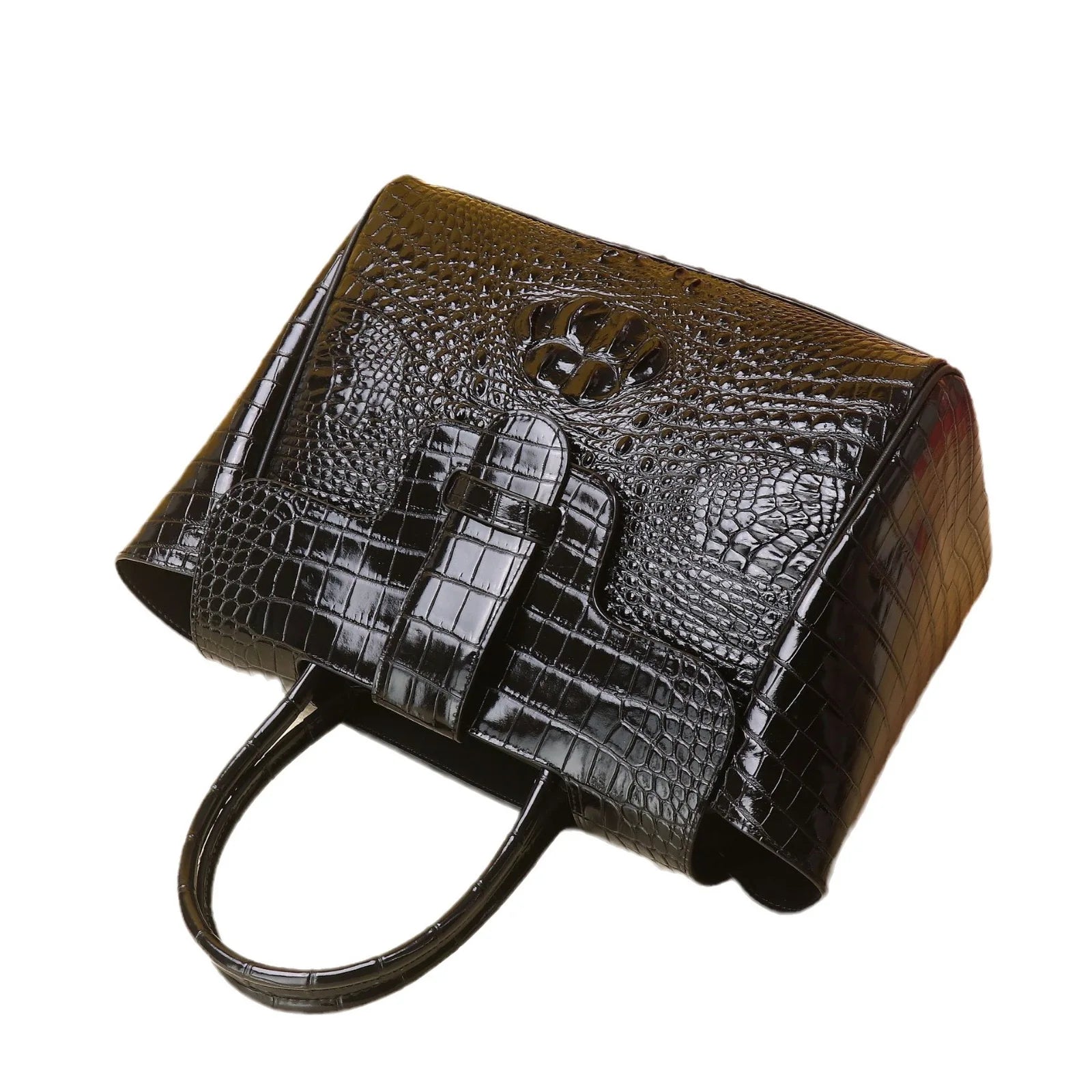 2025 New Luxury Trendy  High Quality Crocodile Pattern Shoulder Bag for Women, Large Capacity Fashionable Handbag