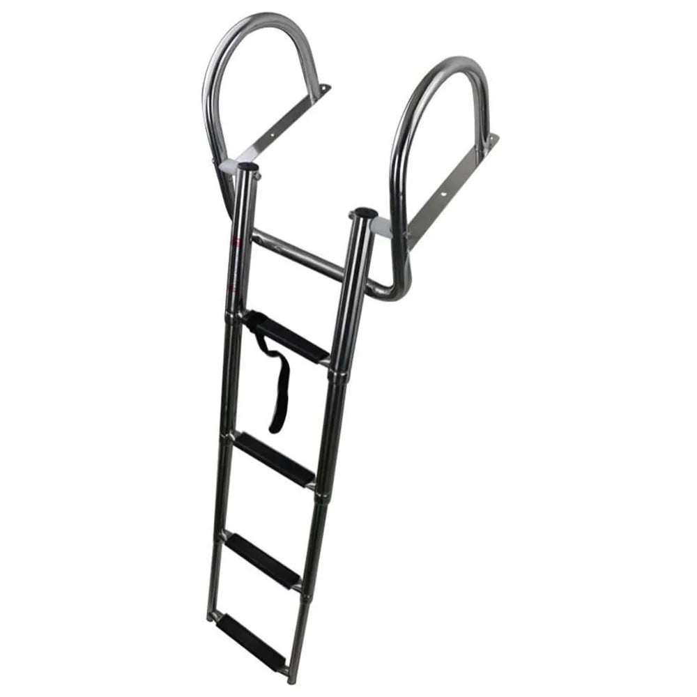 Boat Rope Ladder Extension Swim Assist Folding Ladder 4 Steps for Sailboat Kayak Canoe