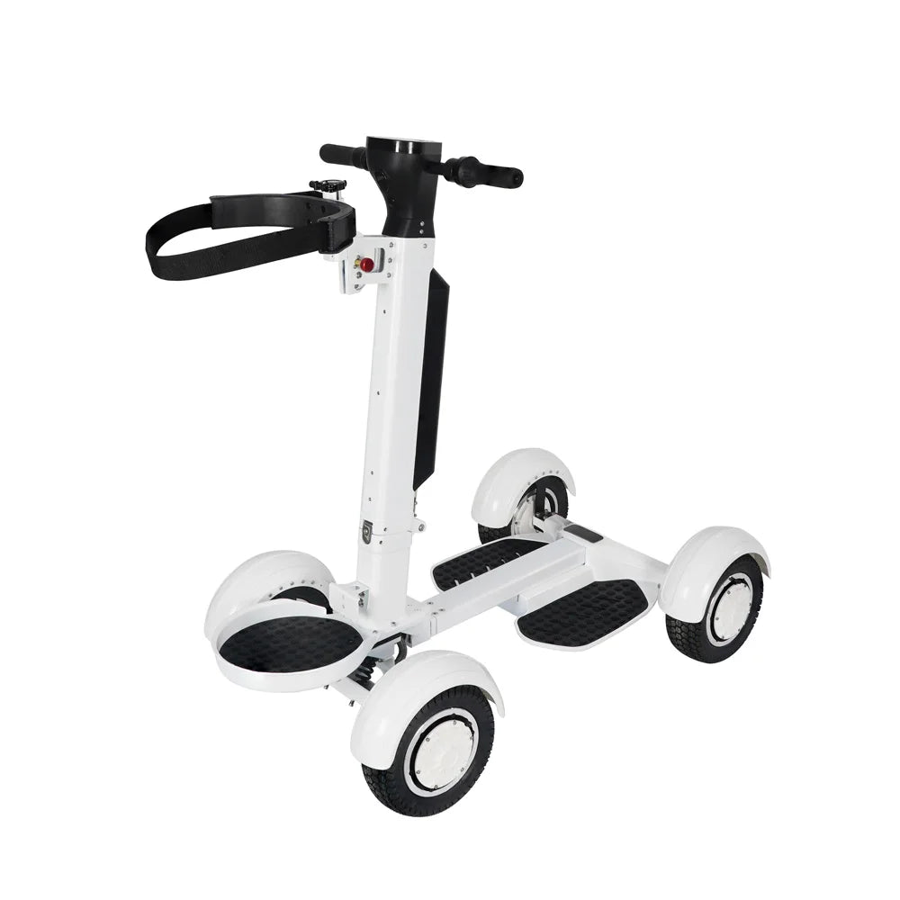 ESWING US Warehouse Golf Cart 2000W High-Power Folding Golf Scooter 18-Hole Golf Caddy Cart with Seat and Umbrella
