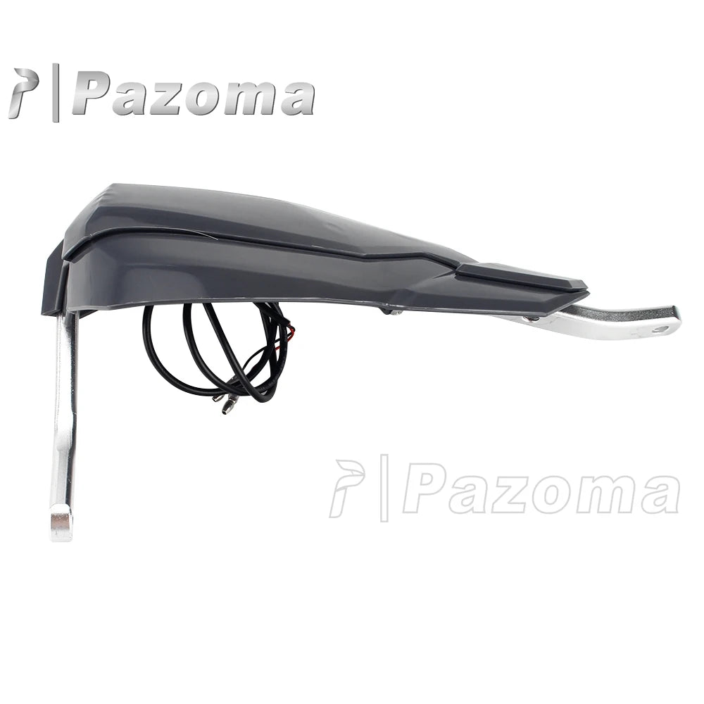 Motorcycle 7/8" Handguard Protector with LED Light 1 Inch Hand Guards for Honda Kawasaki Suzuki Yamaha Models