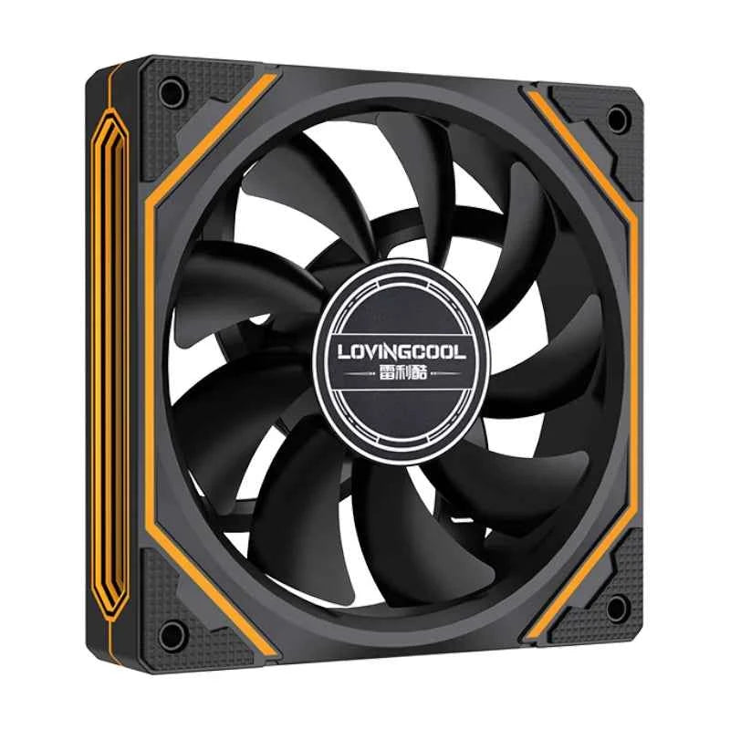 Lovingcool Newest Design Colorful LED Computer Case Fan PWM 120mm Ventiladores PC ARGB Fan 5V 3PIN 4PIN Plastic RGB 40000 Hrs