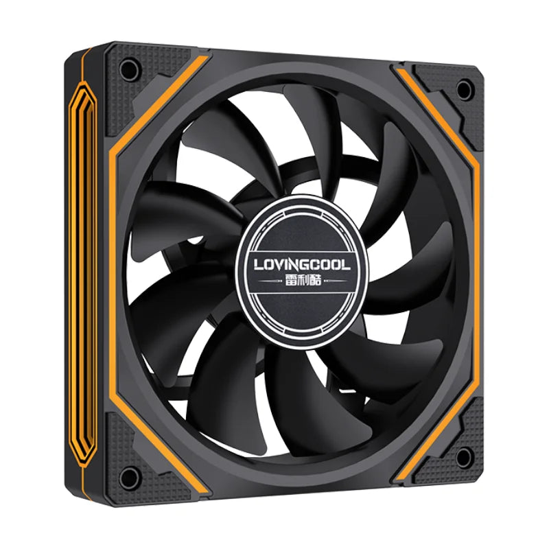 Lovingcool Newest Design Colorful LED Computer Case Fan PWM 120mm Ventiladores PC ARGB Fan 5V 3PIN 4PIN Plastic RGB 40000 Hrs