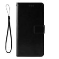 For Itel A50C Stand Function Wallet Phone Cases Built-in Card Slot Pu Leather Phone Cases Hand Strap Phone Covers