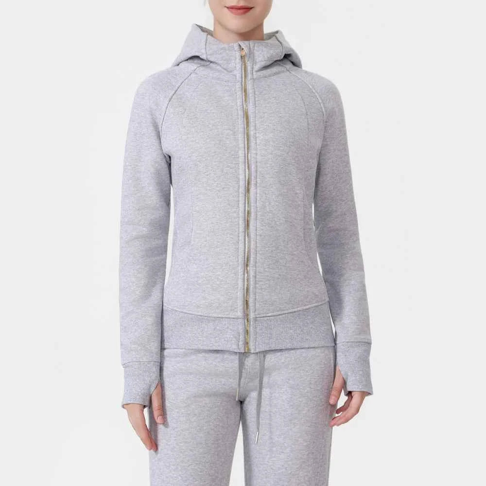 USA Oversea Warehouse Excellent High Quality 70% Cotton Warm Oversized Sweatshirt Tracksuit for Women Daily Casual Wear