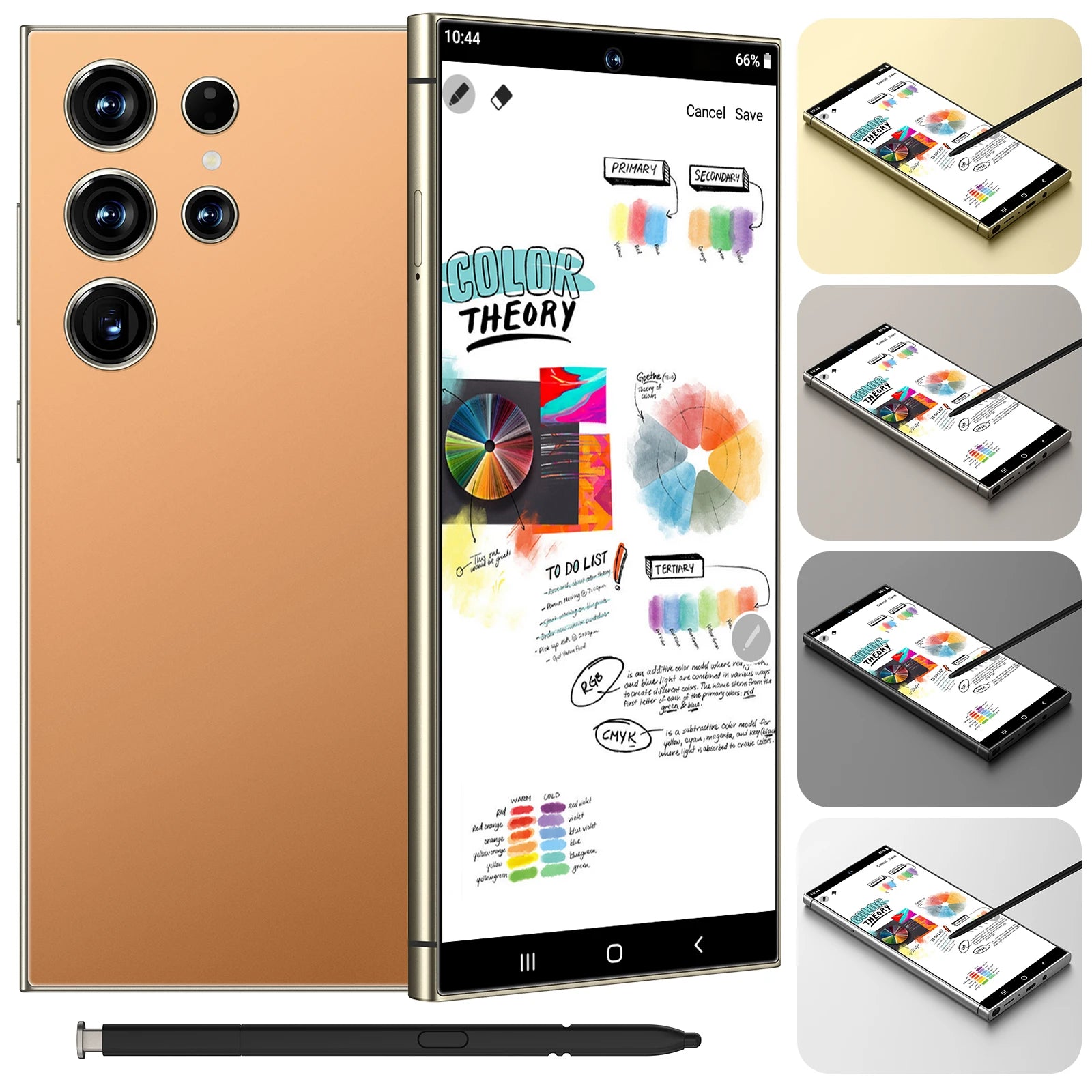 Samsum S24 Ultra Smartphones 8+256GB 5G Dual SIM Original CPU Octa Core HD Screen Resolution LTE Cellular Mobile Phone