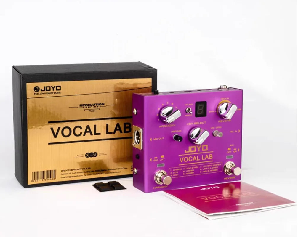 JOYO R-16 Mini Male Female Harmony Reverb Elimination Vocal Effect Device Original Sound Accompaniment Guitar Electric