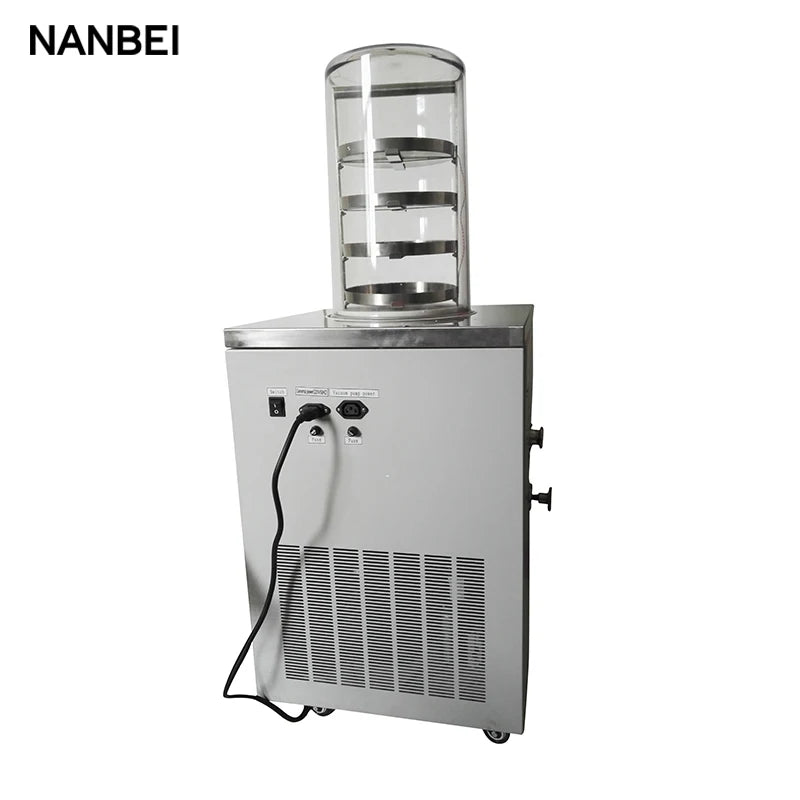 NANBEI Pre-freezing Function Bench Top Home Commercial Mini Lab Vacuum Drying Food Freeze Dryer Machine Price