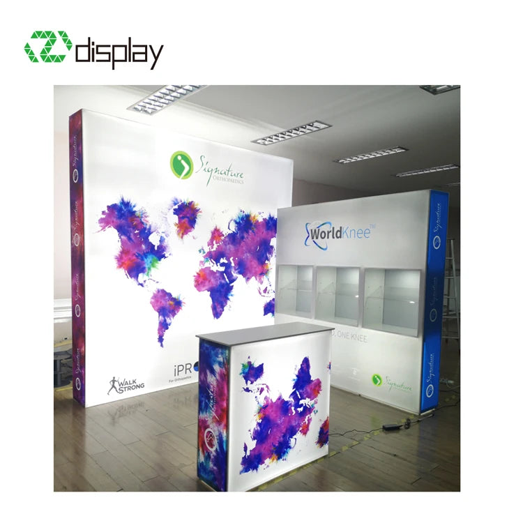 10ft LED Box Light Backlit Pop up Trade Show Display