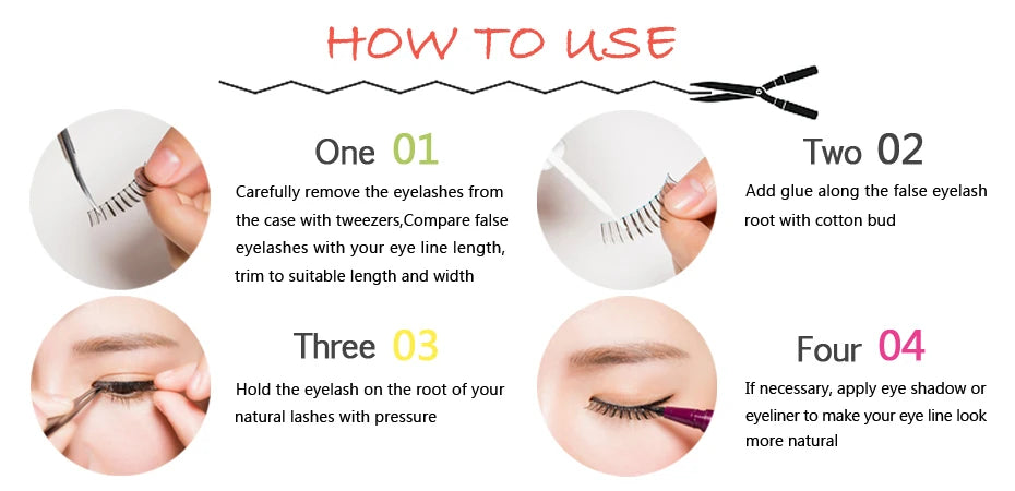 SHIDISHANGPIN 3 pairs 27 styles 3D Faux Mink Hair Soft False Eyelashes Fluffy Wispy Thick Fake Lash Handmade Eyelash Eye Makeup