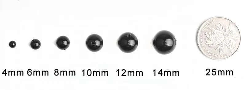 4 6 8 10mm Glass Beads Colorful Imitation Pearl Loose Spacer Round Smooth Beads For Diy Jewelry Making Handmade Bracelet Earring