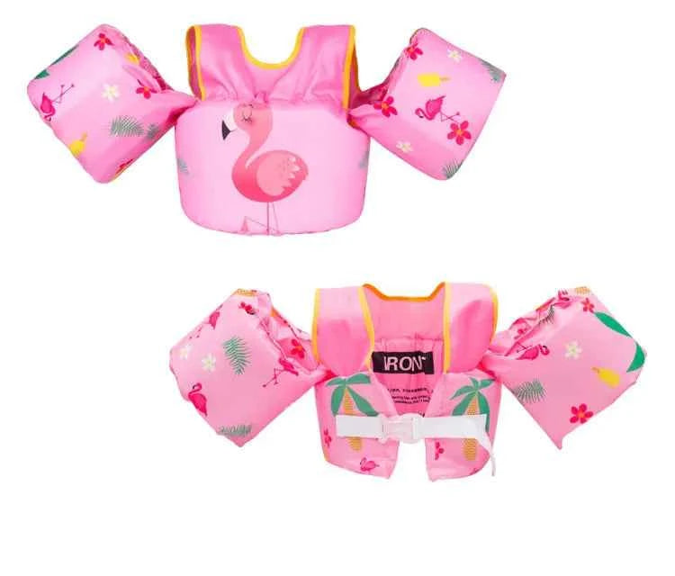 2-8 years Baby Swim Vest Child Arm Float Vests Kids Swim Trainer Buoyancy Sleeve Swimsuit Swimming Pool Accessories