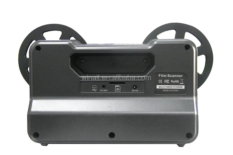 Winait Roll Film Scanner, Super 8/8mm Roll Film Digital Video Converter Mp4 Scanner