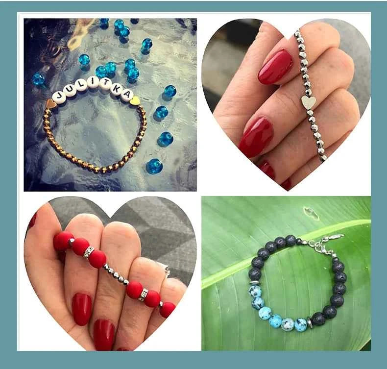 4 6 8 10mm Glass Beads Colorful Imitation Pearl Loose Spacer Round Smooth Beads For Diy Jewelry Making Handmade Bracelet Earring