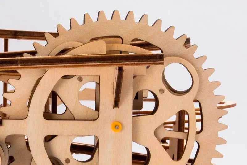 Robotime Self Wooden Assemble Toy LG501 DIY Wood Marble Run 3D Puzzle Mechanical Gear Model for Dropshipping