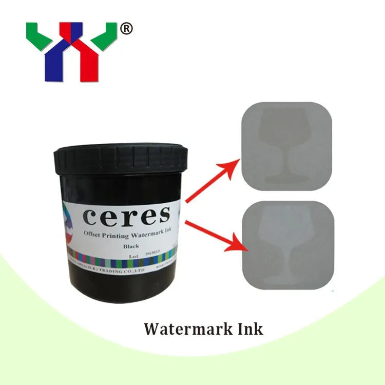 Print Area Offset Printing Watermark Security Ink,Black Watermark Ink,1kg/can