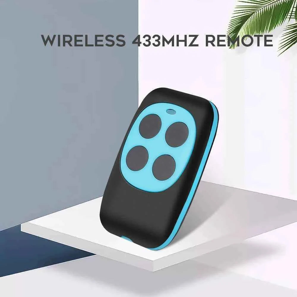 Garage Door RF Remote Control Duplicator 433MHz Code Grabber Clone Gate Key Fob Command Hand Transmitter 4 Buttons waterproof
