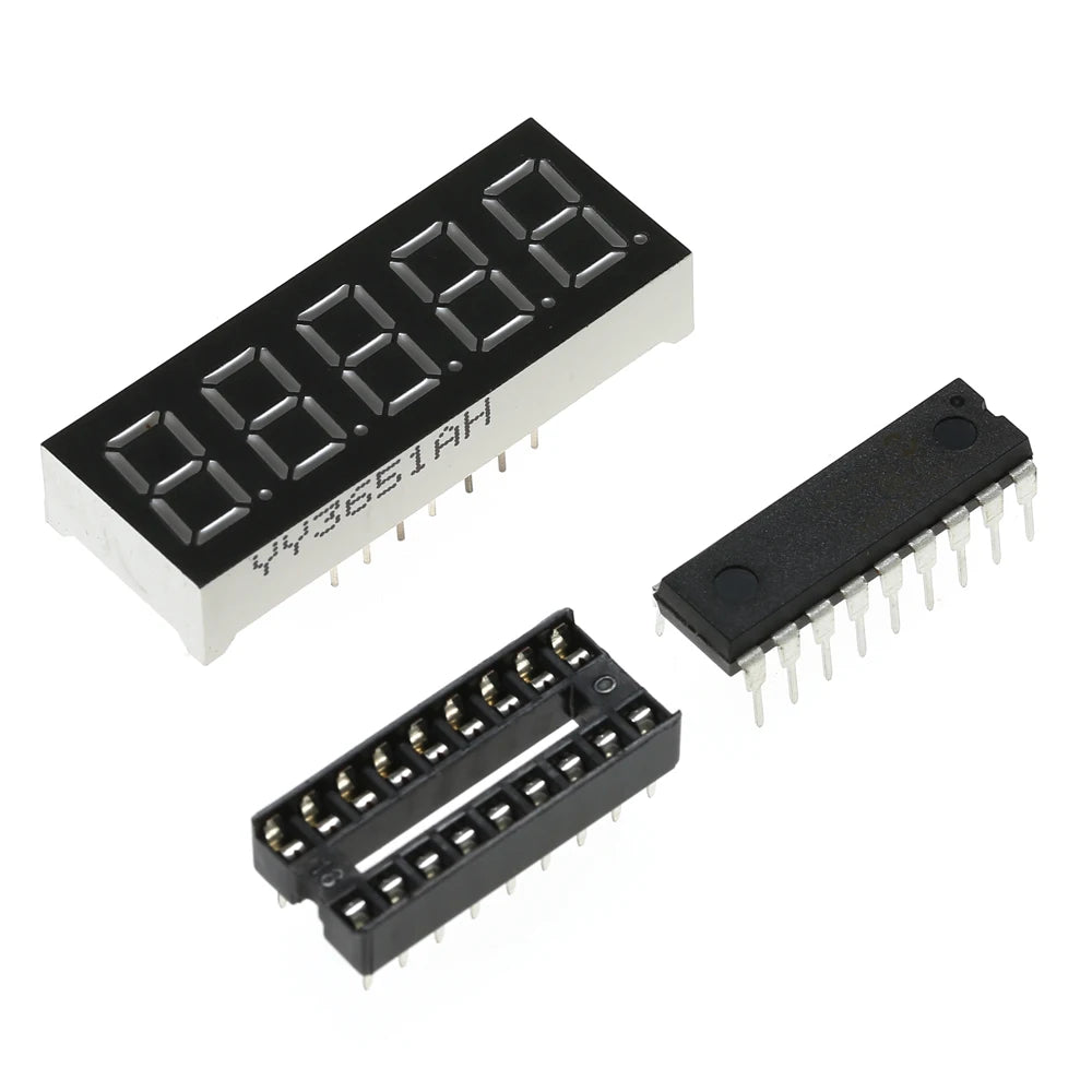 DIY frequency meter counter Tester digital Crystal Counter Meter Oscillator Tester with Transparent Case 1Hz~50MHz