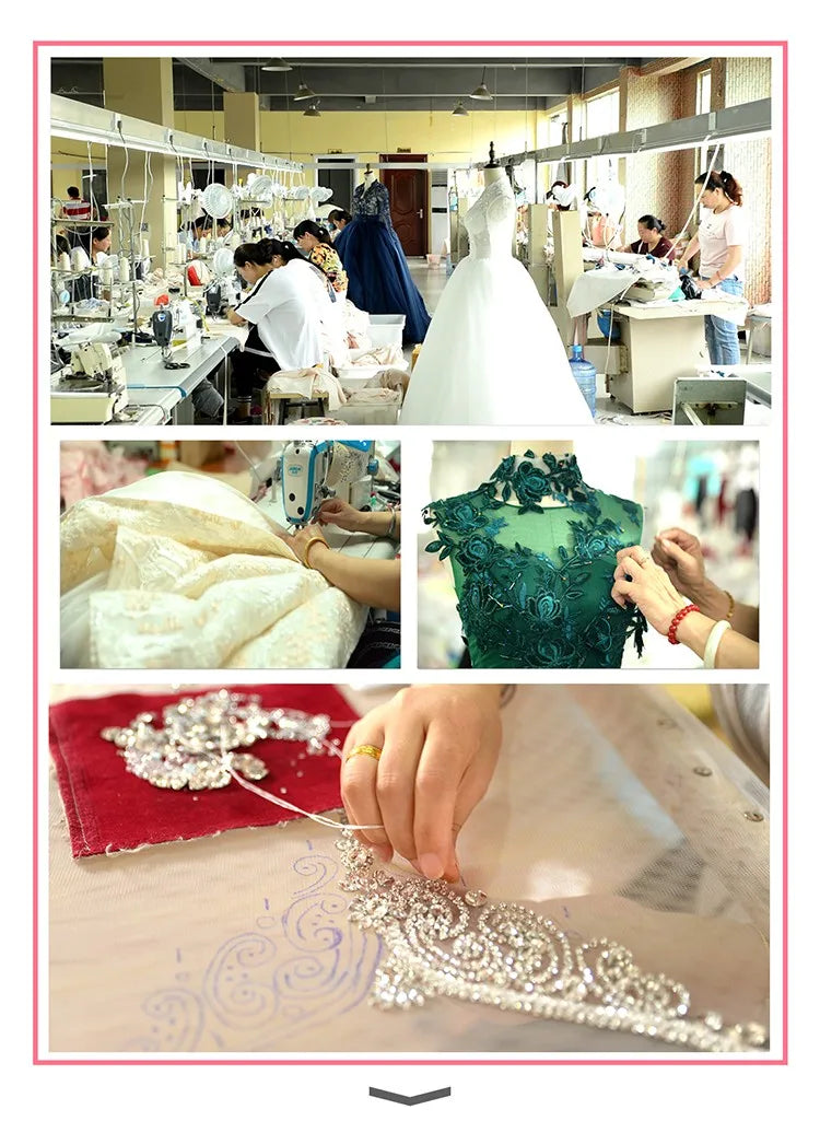 Jancember RSM67233 Ball Gowns for Women Wedding Gowns Dress Bridal Long Sleeve