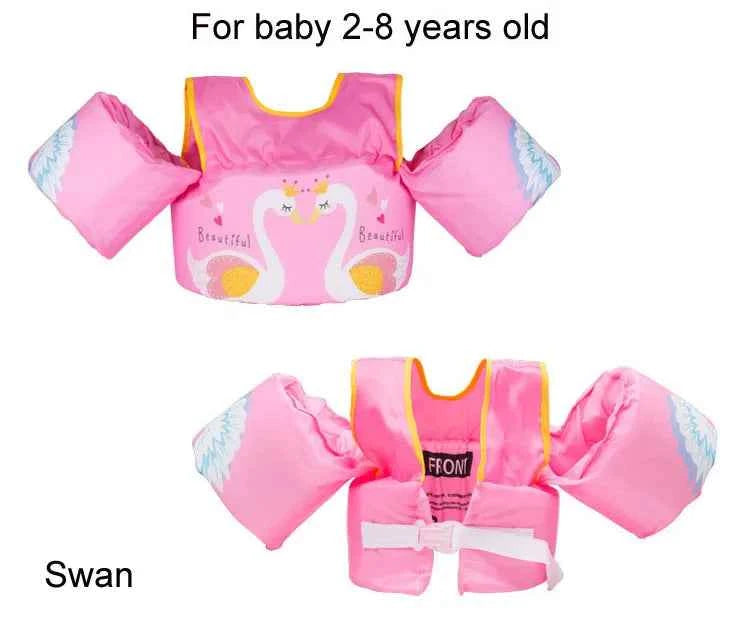 2-8 years Baby Swim Vest Child Arm Float Vests Kids Swim Trainer Buoyancy Sleeve Swimsuit Swimming Pool Accessories