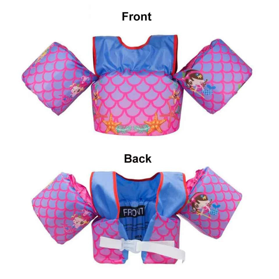 2-8 years Baby Swim Vest Child Arm Float Vests Kids Swim Trainer Buoyancy Sleeve Swimsuit Swimming Pool Accessories
