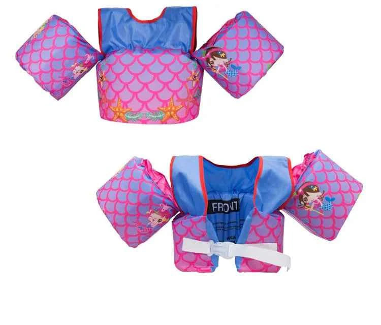 2-8 years Baby Swim Vest Child Arm Float Vests Kids Swim Trainer Buoyancy Sleeve Swimsuit Swimming Pool Accessories