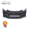 Portion Carbon Fiber Front Bumper Fit for 2014-2016 Cayman Boxster 981 GT4 Style Front Bumper FRP w CF Front Lip