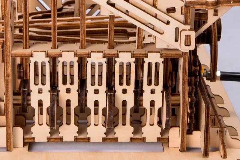 Robotime Self Wooden Assemble Toy LG501 DIY Wood Marble Run 3D Puzzle Mechanical Gear Model for Dropshipping