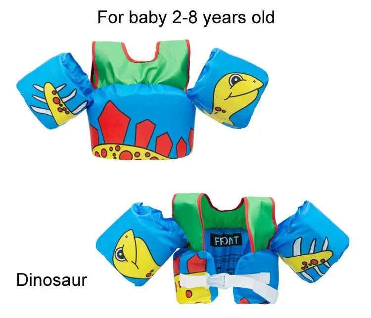 2-8 years Baby Swim Vest Child Arm Float Vests Kids Swim Trainer Buoyancy Sleeve Swimsuit Swimming Pool Accessories