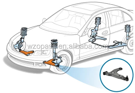 OPASS Front Lower Control Arm for Mazda CX-5 II KF Suv 2017- KB7W-34-300