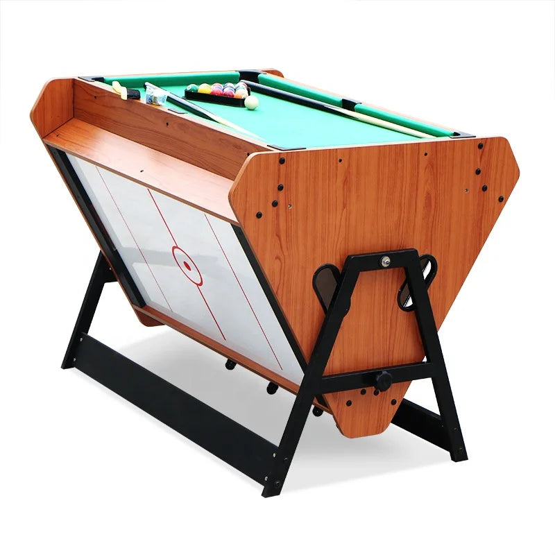 Factory Wholesale Promotion Price Rotating 3-in-1 Multi-Billiard Pool Air Hockey Soccer Game Table Full Set Accessories