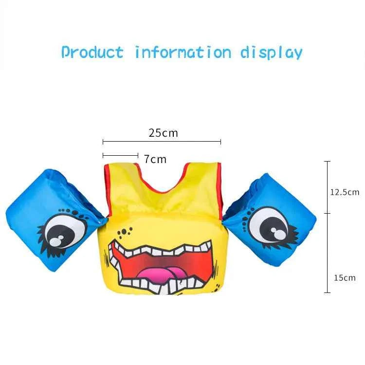 2-8 years Baby Swim Vest Child Arm Float Vests Kids Swim Trainer Buoyancy Sleeve Swimsuit Swimming Pool Accessories