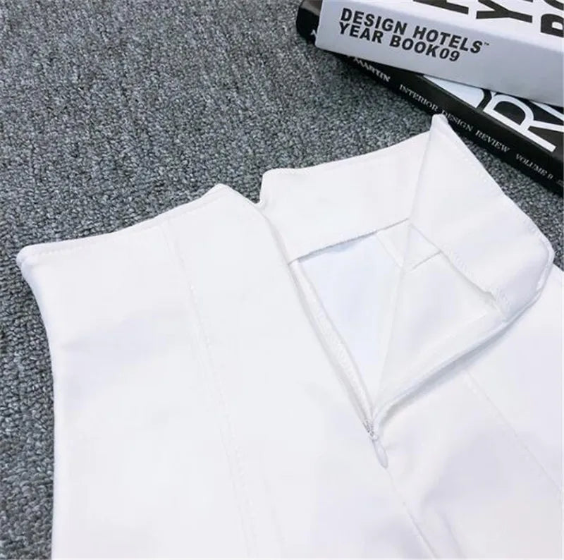 White Black Stretch Suit Shorts Women New Mini Short Femme High Waist Shorts Women Hotpants Elegant Wide Leg Summer Shorts C5378