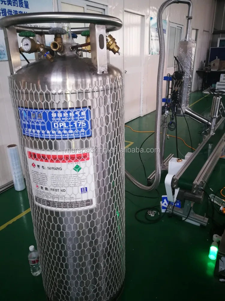 Automatic Liquid Nitrogen Filling Dosing Machine for Can Bottle Juice Milk Energy Drink Beverage Nitrogen Dosing System