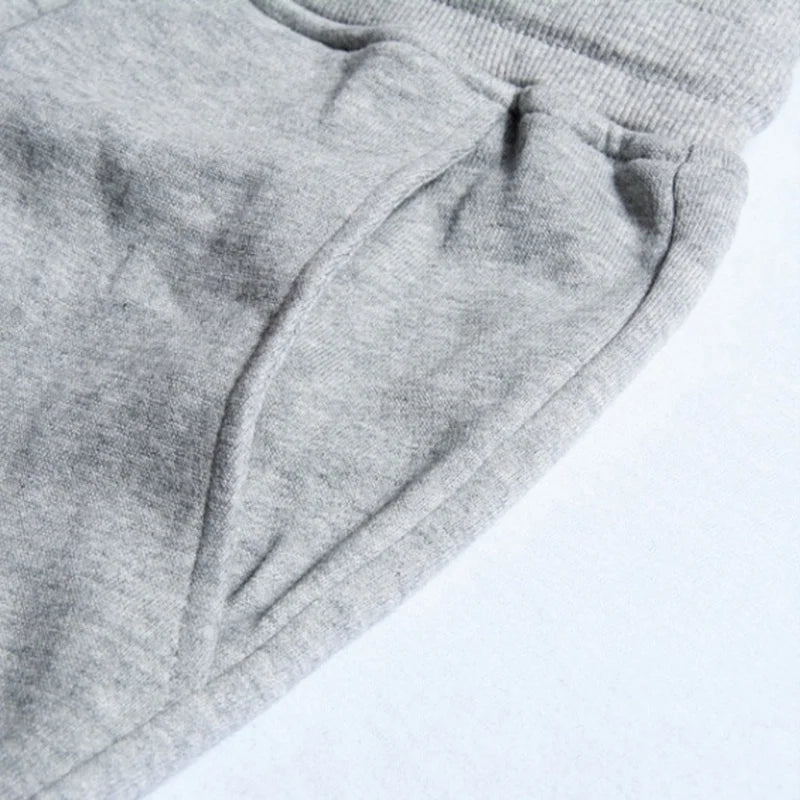 Men Long Pants Autumn and Winter Mens Casual Fleece Sweatpants Soft Sports Pants Jogging Pants 5 Colors
