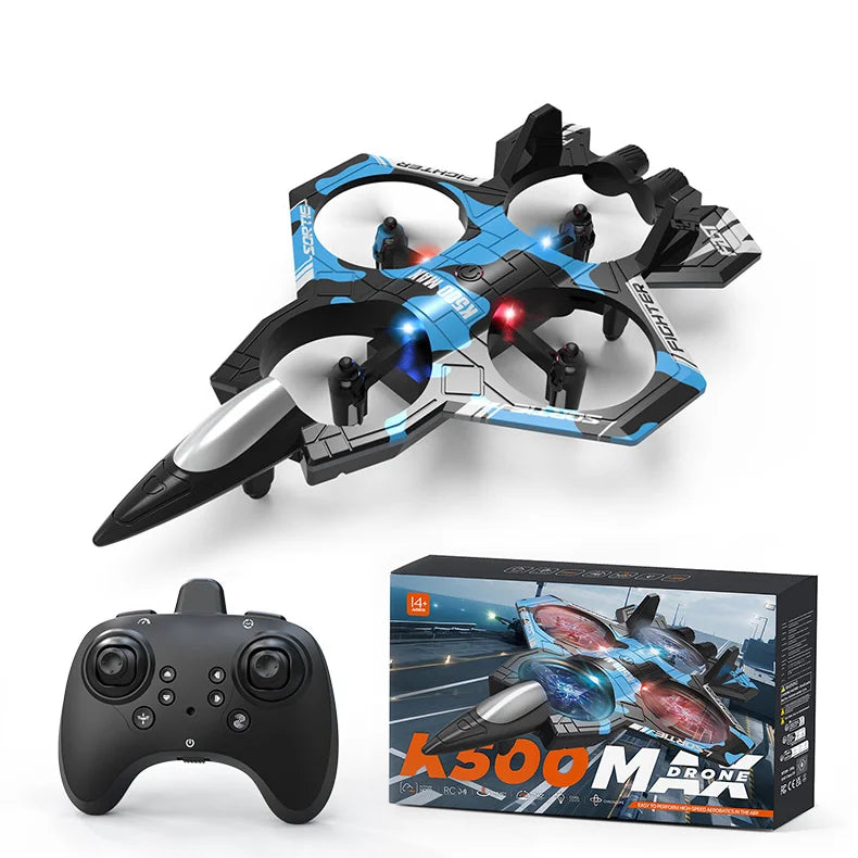 K500 Max Drones Four Channel Suspended Quadcopter Unmanned Aerial Vehicle Fixed Altitude Rolling Stunt Foldable Beginner