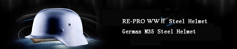 WW2 Helmet German M35 Repro For Collection Steel Tactical Paintball Equipment Airsoft Replica