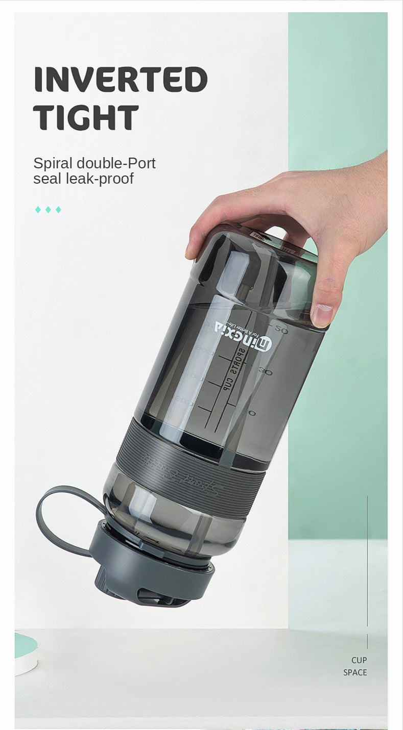 0.7-3L Sports Water Bottle Outdoor Portable Drink Bottle with Handle Drinking Utensils for Man Woman Large Capacity Water Cup