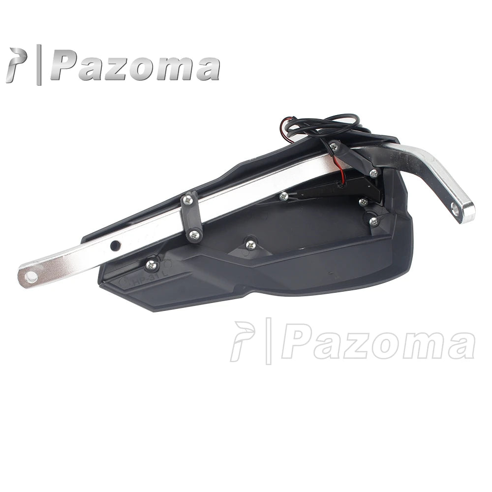 Motorcycle 7/8" Handguard Protector with LED Light 1 Inch Hand Guards for Honda Kawasaki Suzuki Yamaha Models