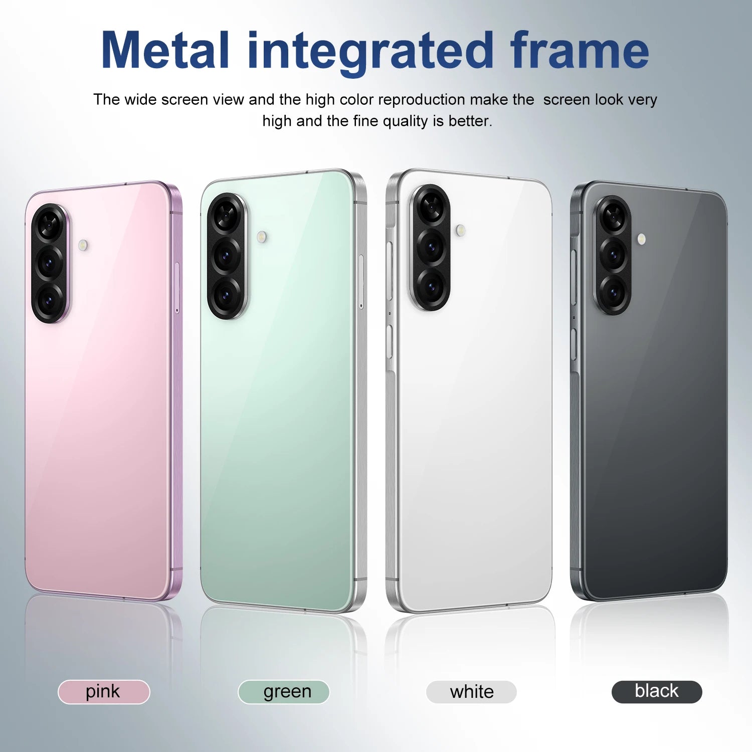 Brand New A56 5G Smartphone 7.3 Inch Face Unlock 16GB+1TB Android 14 72+108MP HD Camera Dual Card Shockproof CDMA Gaming Phone