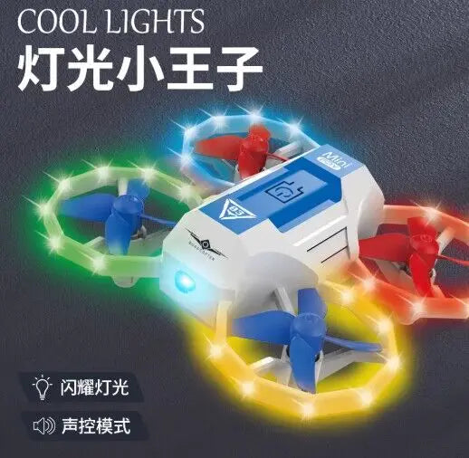 KF601 Pocket Drone Protective Design Cool Colorful Light Drone for Kids Beginner Education Drone Birthday Gift
