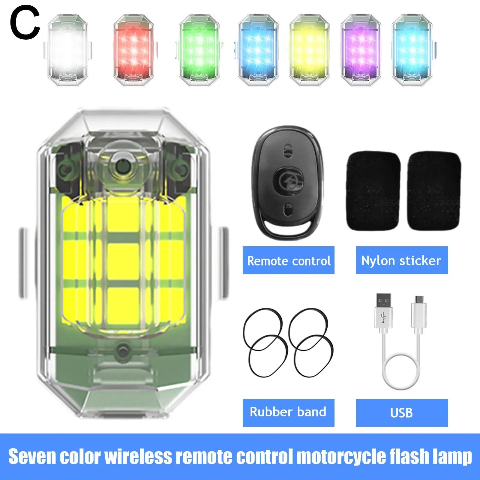 NEW M3 Wireless Remote Control LED Flash Strobe Light for RC Drone Car Auto Motorcycle Bike Scooter Anti-collision Warning Light