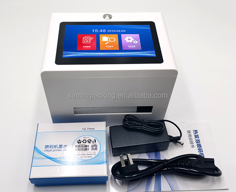 Small Business Small Size Light Weight Production Date Expiry Date Inkjet Printing Machine